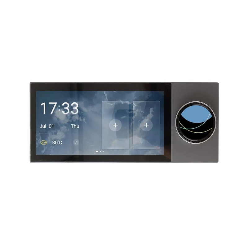 6" Gudrās mājas centrālais vadības panelis, grozāms Tuya Smart, Wi-Fi, Zigbee Krāsa: Melna