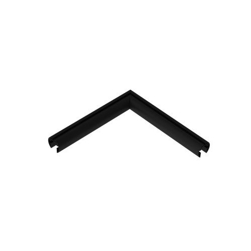 MINI Magnētiskās sliedes ROUND Horizontāls stūra savienojums AIP-RH90