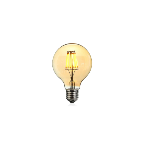 6W E27 Vintage LED Spuldze G80