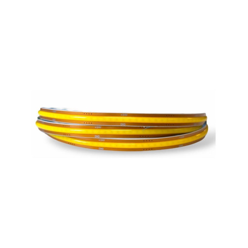 10W/m Jebkur nogriežama (cut anywhere) COB LED Lenta 24V Voltāža: 24V Gaismas Krāsa: 3000K