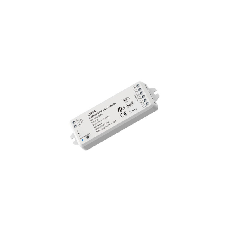 WiFi Tuya Zigbee RF RGBW 1 zonas LED lentu Kontrolieris ZWS4