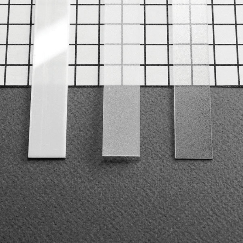 PC OPAL Stikls LED lentu profilam FLAT