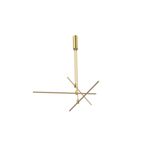 Piekarama Magnētiska LED Modulāra sistēma AIP-CHANDELIER BRASS