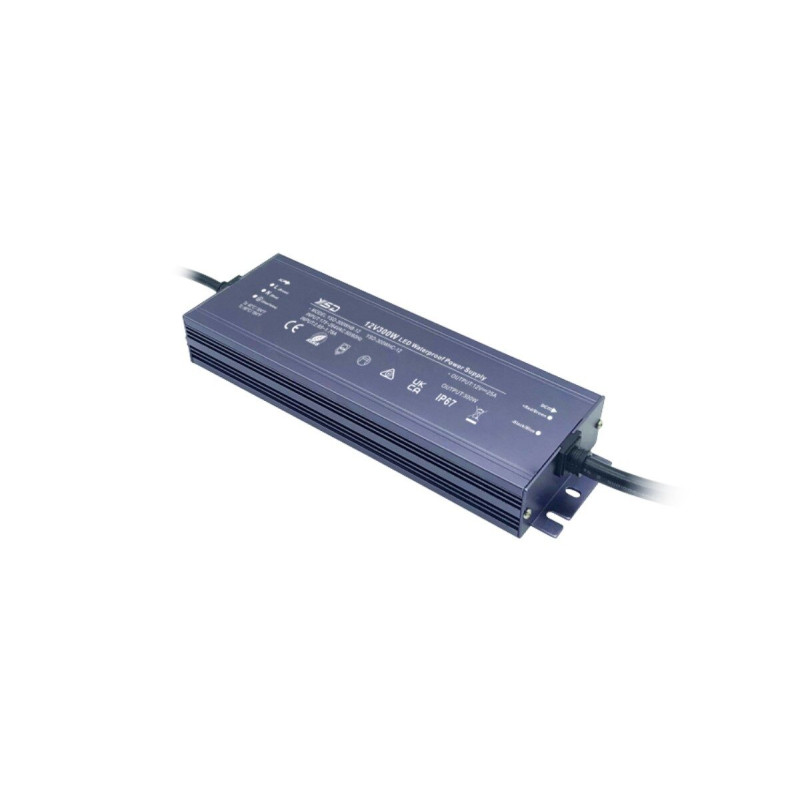 300W TRIAC 0/1-10V Dimmējams LED Barošanas bloks Voltāža: 24V 12,5A