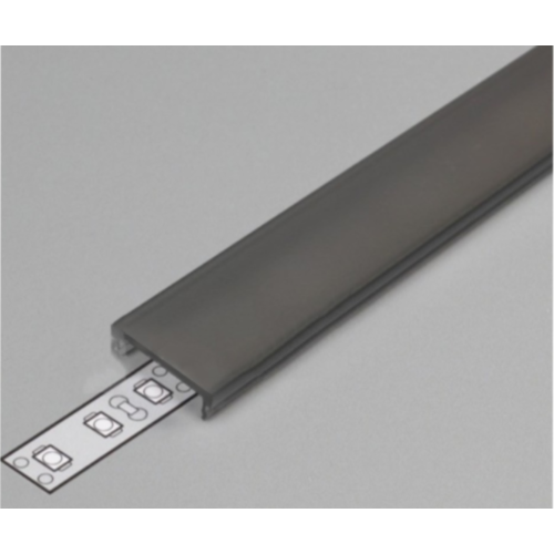 Aptumšots PC Nosegstikls Alumīnija profilam DEEP