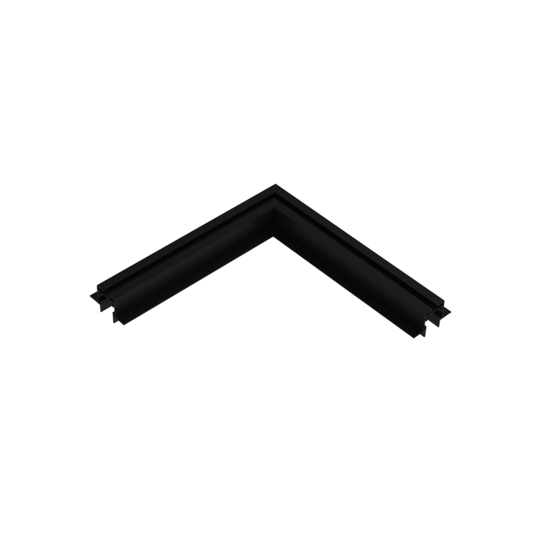 MINI Magnētiskās sliedes SQUARE Horizontāls stūra savienojums AIP-HS90