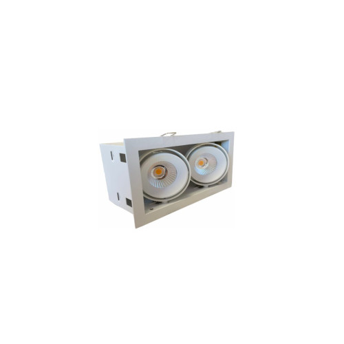 2x10W Iebūvējams, regulējams LED Gaismeklis AIP-DB10