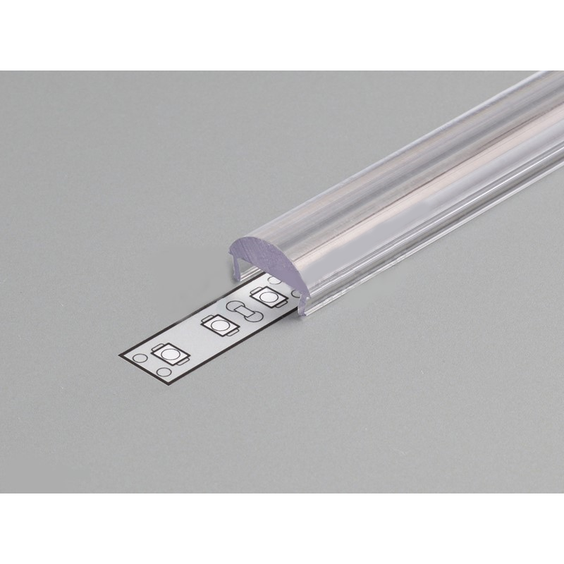 30° Lēcas PC stikls LED lentu profilam 