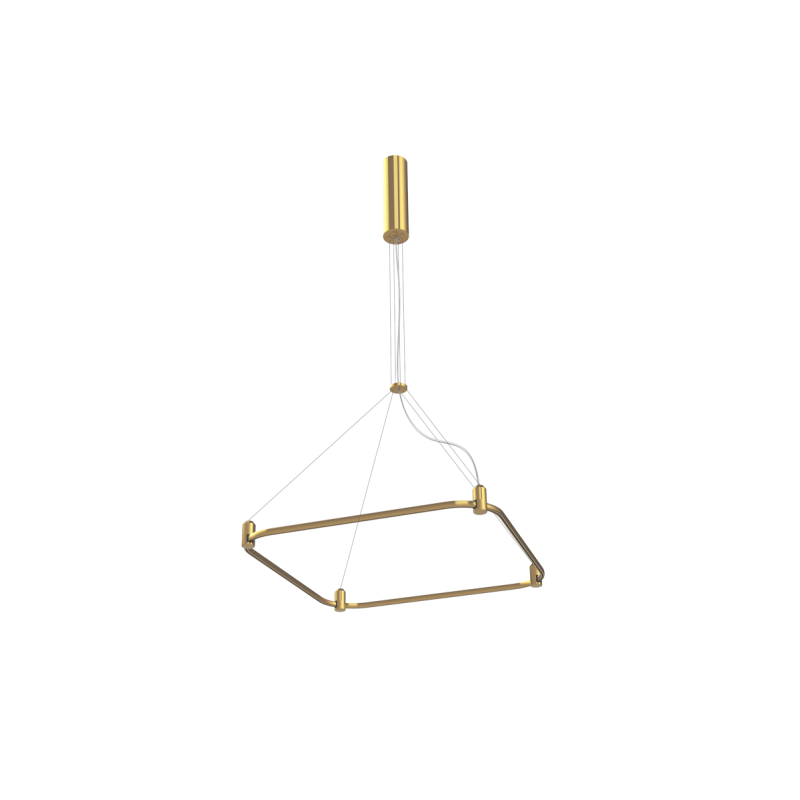 Piekarama Magnētiska Modulāra LED sistēma AIP-SQUARE BRASS