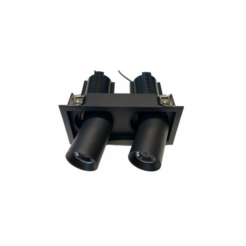 2x10W Izvelkams, grozāms LED SPOT Gaismeklis A-1865S Gaismas krāsa: 4000K