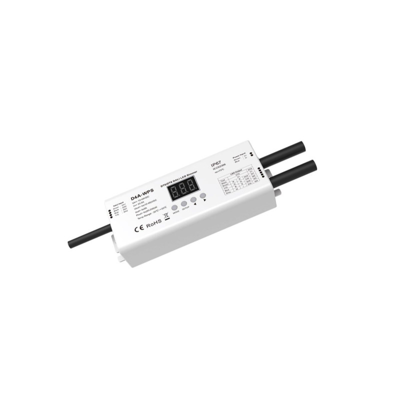 D4A-WPS IP67 DALI LED Lentu Kontrolieris