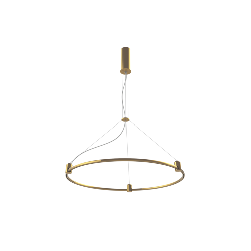 Piekarama Magnētiska Modulāra LED sistēma AIP-ROUND BRASS Krāsa: Misiņa