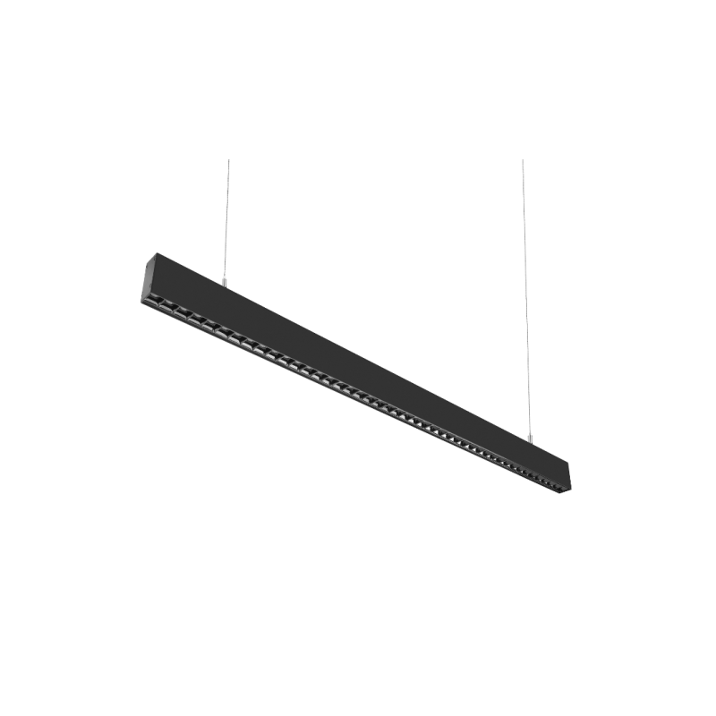 42W Dimmējams Linēars LED Gaismeklis AIP-LX09 Veids: 42W, 3000K, TRIAC DIM. Krāsa: Melns