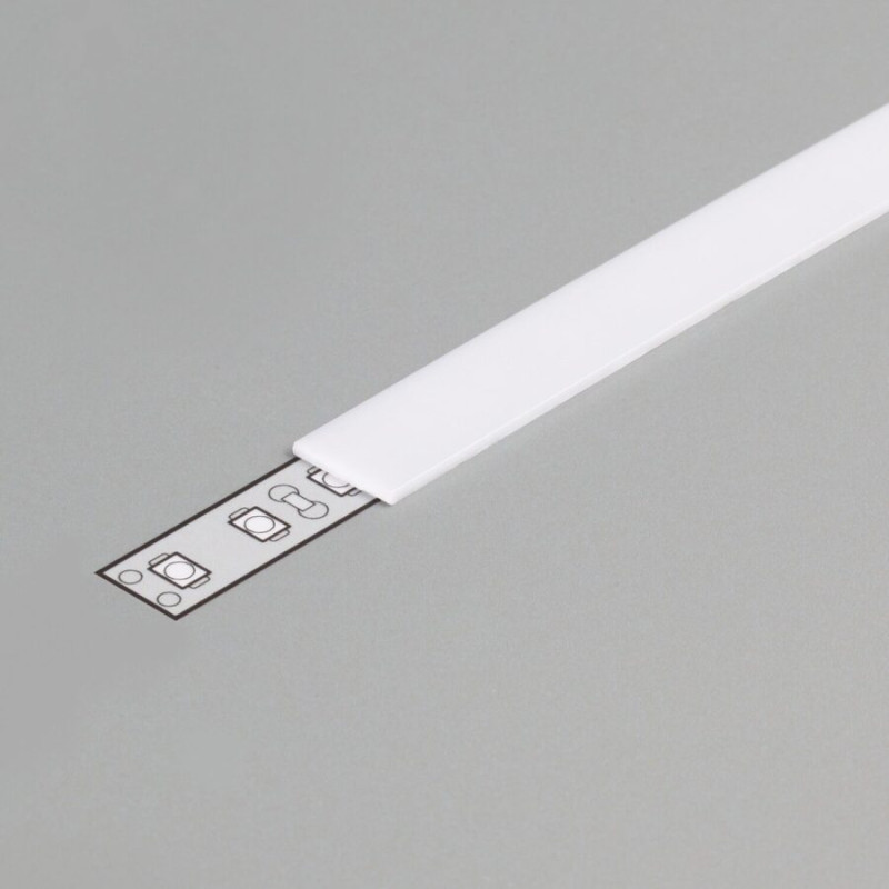 PC OPAL Stikls LED lentu profilam Garums: 1000mm