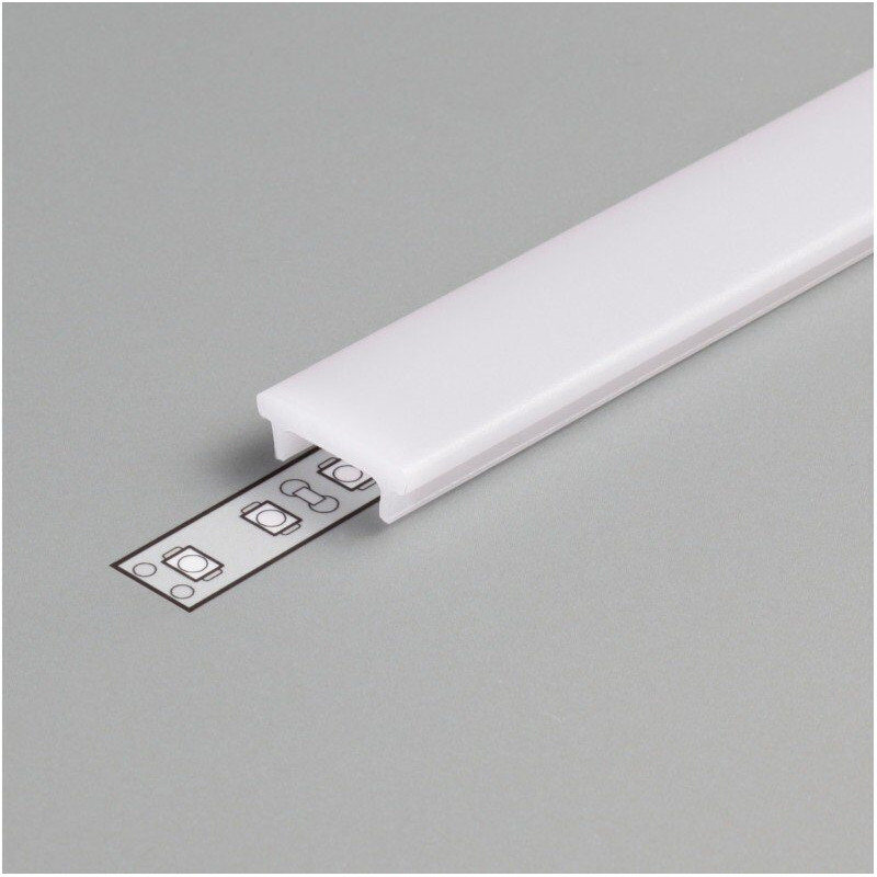 PC OPAL Click Stikls LED lentu profilam Garums: 1000mm
