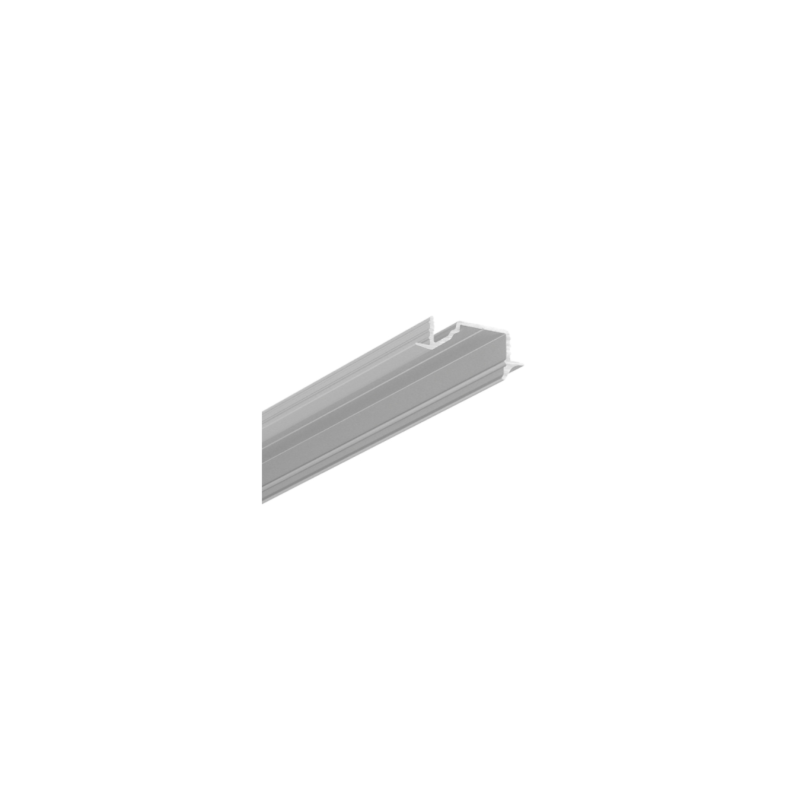 Iebūvējams Alumīnija profils DIAGONAL10 ar nosedzošo maliņu Garums: 1000mm