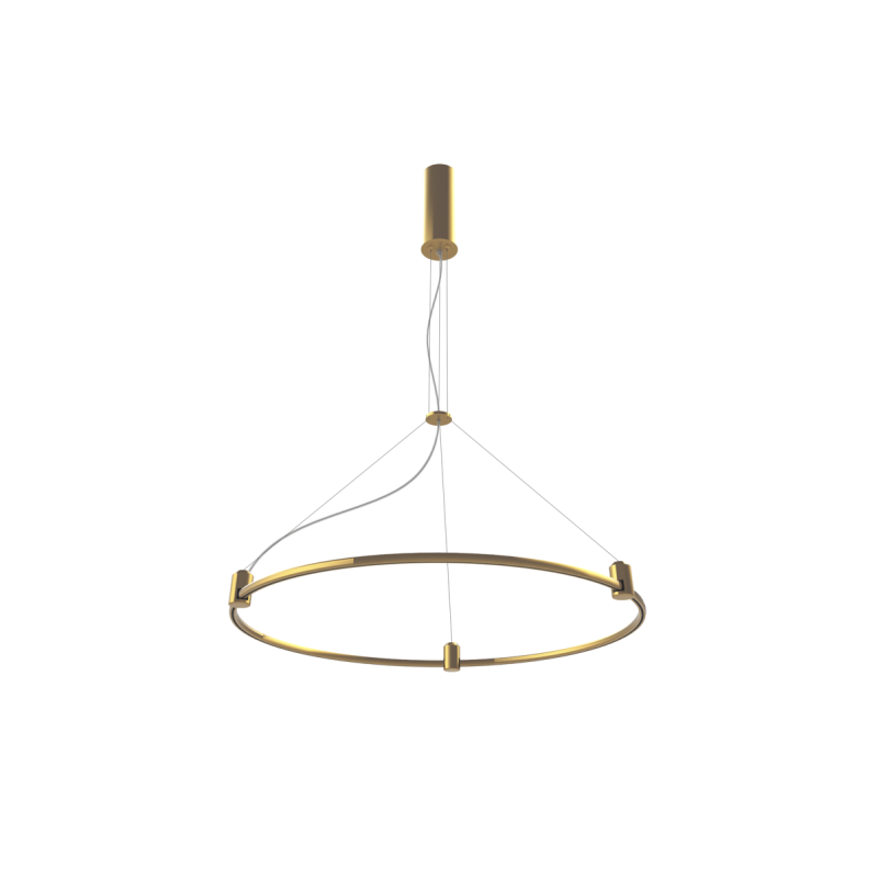 Piekarama Magnētiska Modulāra LED sistēma AIP-ROUND BRASS Krāsa: Melna