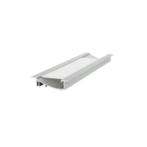 Alumīnija profils LED lentām FLAT Garums: 2000mm