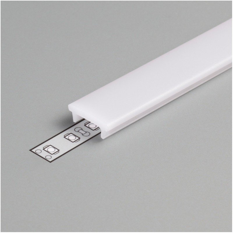 PC OPAL Click Stikls LED lentu profilam Garums: 3000mm